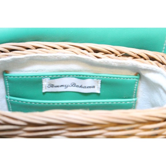 Tommy Bahama Bags Tommy Bahama Flap Picnic Basket Crossbody Straw